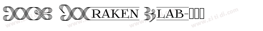 FR Kraken Slab字体转换